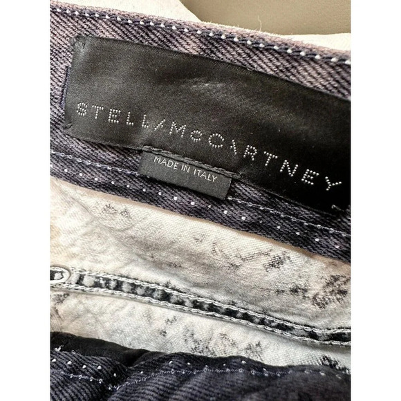 Stella McCartney Womens Jeans Size 33 Galaxy Wash New $490 Designer Pants - Picture 11 of 14